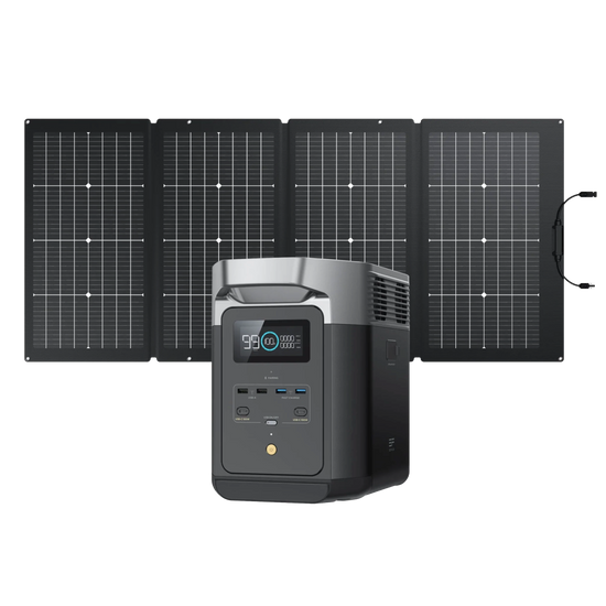 DELTA 2 + 220W Solargenerator Paket